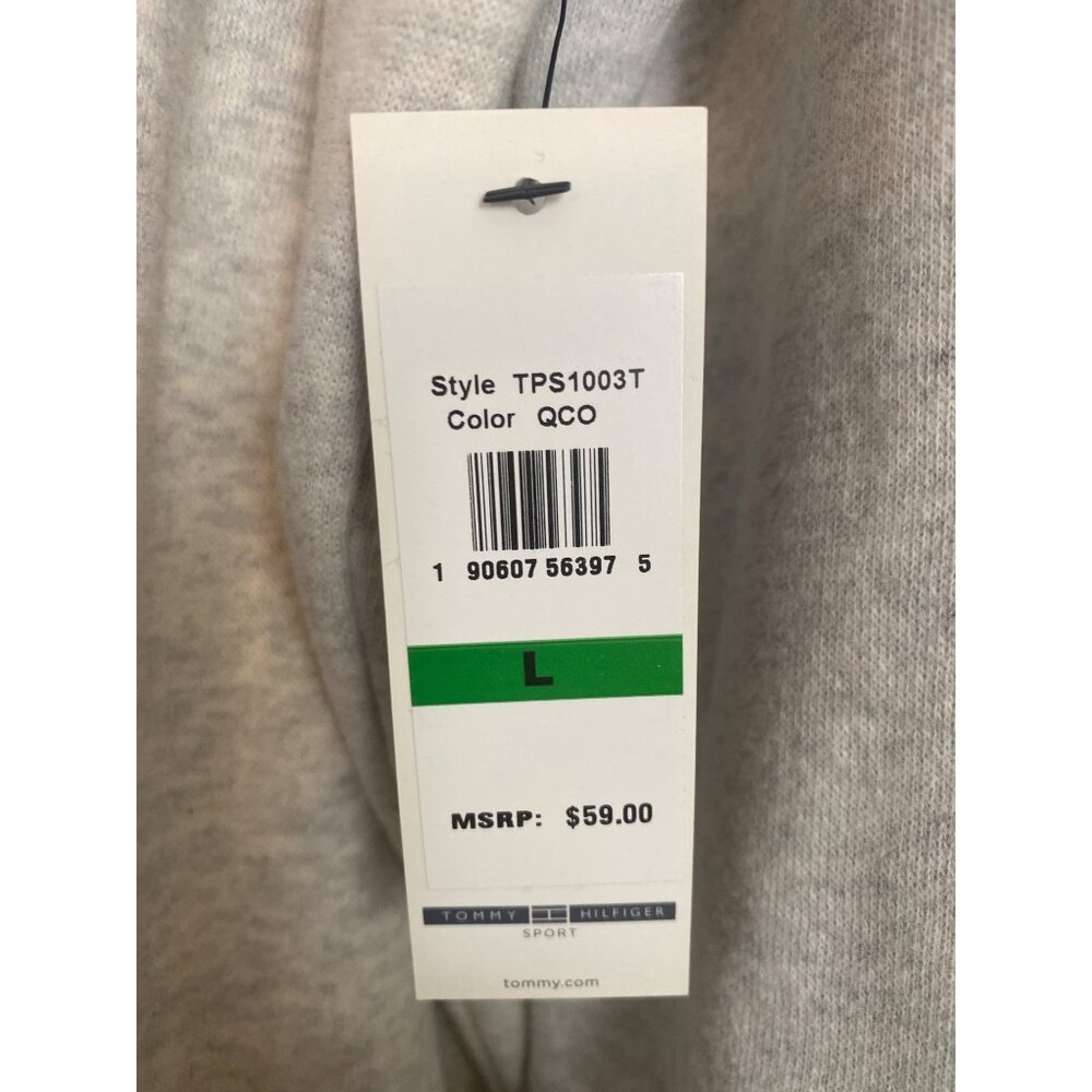 NWT Tommy Hilfiger Sport Women’s Gray Colorblock Sweatshirt Size L - Picture 6 of 6